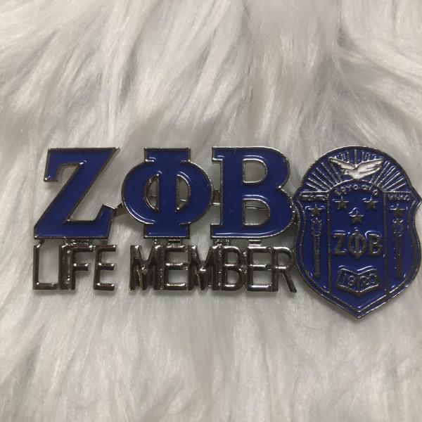 Zeta Life Member Pin
