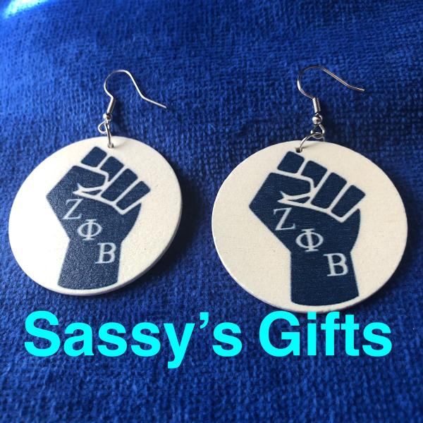 Zeta Power Wooden Earrings