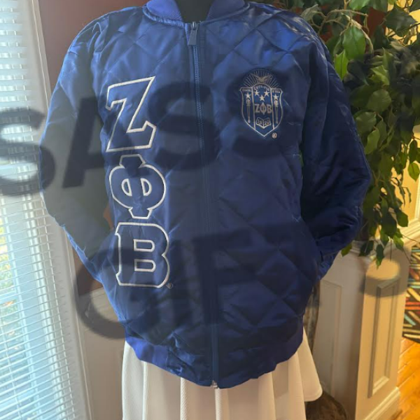 Zeta Satin Jacket with Embroidery and special lining 