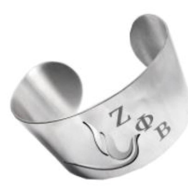 Zeta Stainless Steel Cuff Bracelet