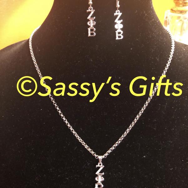 Zeta Stainless Steel Letters Charm Necklace Set - SOLD OUT