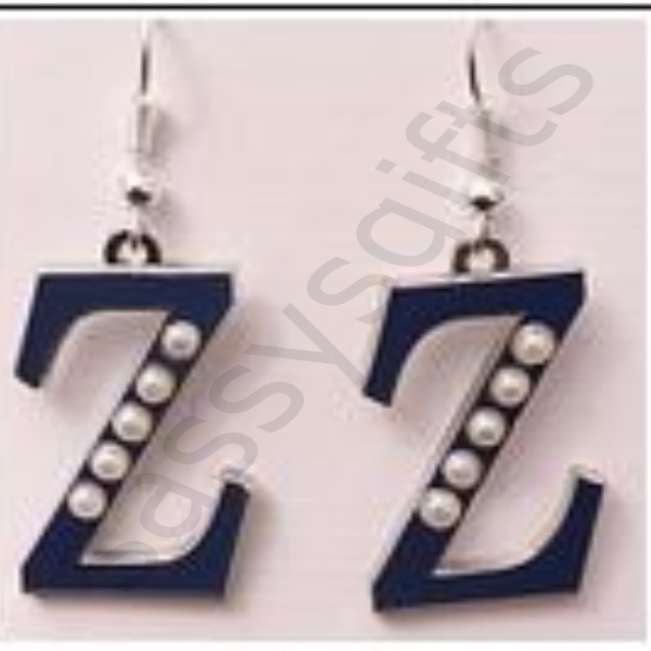 Zeta Phi Beta Z Earrings